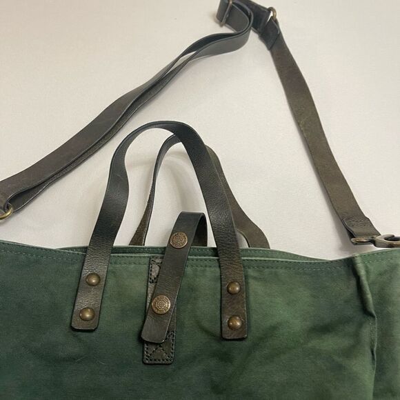 Rehard Italy Green Tote Bag Purse Handbag - Picture 6 of 14
